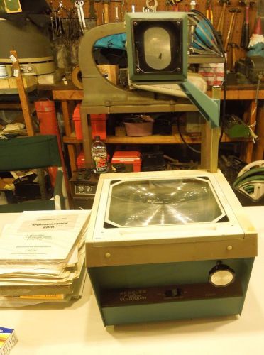 Beseler Century Vu Graph Overhead Projector/Film/Bulbs