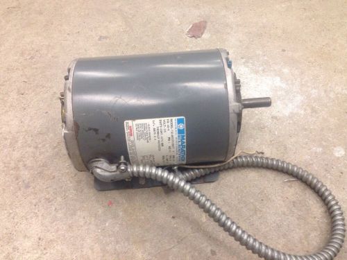 Marathon 1 phase 115V 1/2 hp HVAC Electric Motor  1725rpm  FR- 48-4