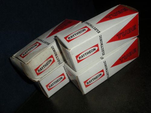 Four NOS Raytheon 3A3 3AW3 Tubes New Tube