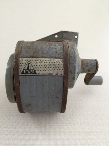 Antique Tower Sears Roebuck Pencil Sharpener Vintage Office Supplies