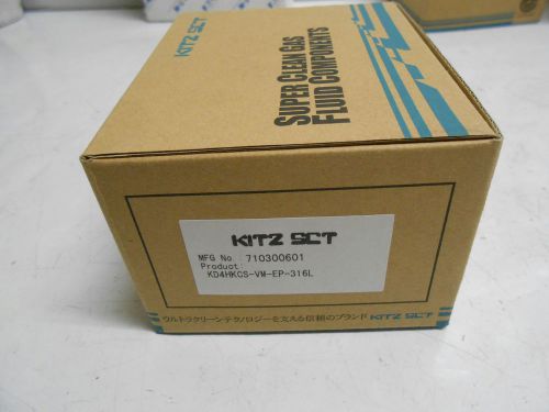 New kitz sct 316l kd pctfe-seat ep diaphragm valve 10k-1/4&#034; for sale