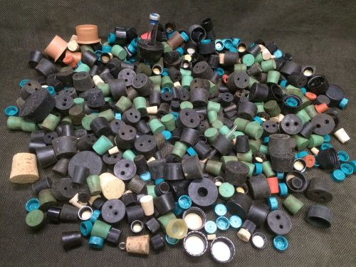 LOT Rubber Stoppers, Corks, Lids, Filter Tops, stopper, cork