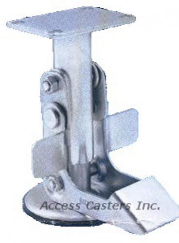 4A02FL 4&#034; Light Duty Floor Lock, Zinc Plated, Foot Operated