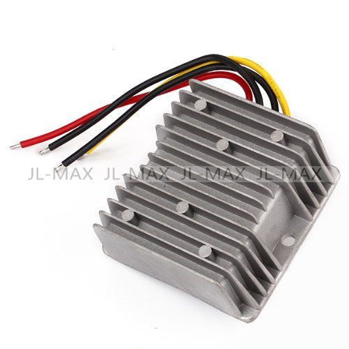 DC/DC Car Voltage Converter 12V Step Up to 95W 19V 5A Silver Gray