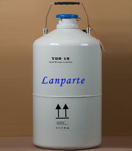 YDS-10 Liquid Nitrogen Container Aluminum Alloy 10L Cryogenic LN2 Dewar Tank