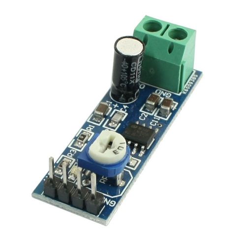 200 Times gain 5V-12V LM386 Audio Amplifier Module 10K Adjustable Resistance