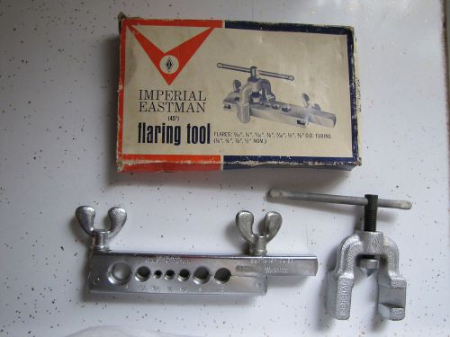 VINTAGE IMPERIAL EASTMAN 45 DEGREE FLARING TOOL INSTRUCTIONS ORIGINAL BOX