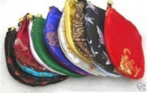 WHOLESALE 10pcs China Silk Jewelry Pouches