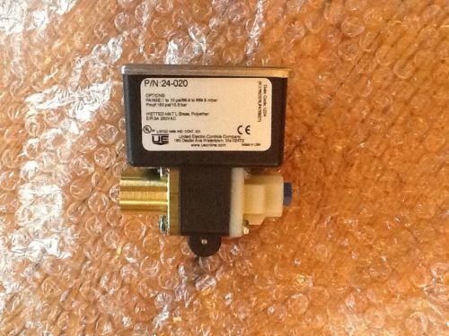 United Electric Delta-Pro 24-96162 Pressure &amp; Differential Switch Valve 1-10PSI