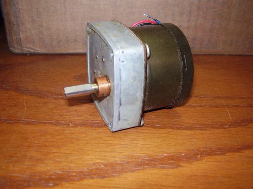 Hurst Motor,3204-041, 60 RPM, 115 VAC, 50 Hz, w/ 1.0 MFD Cap