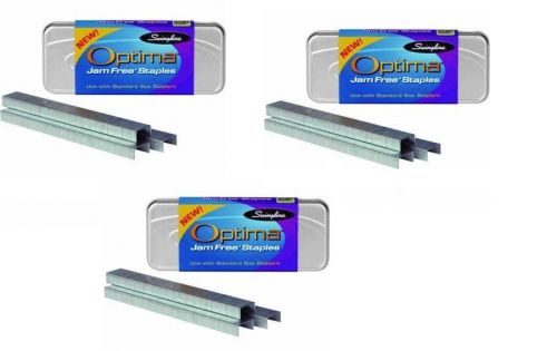 Swingline Optima Staples 45 Sheet Capacity 3,750 Count SWI35556 ( Pack of 3 )