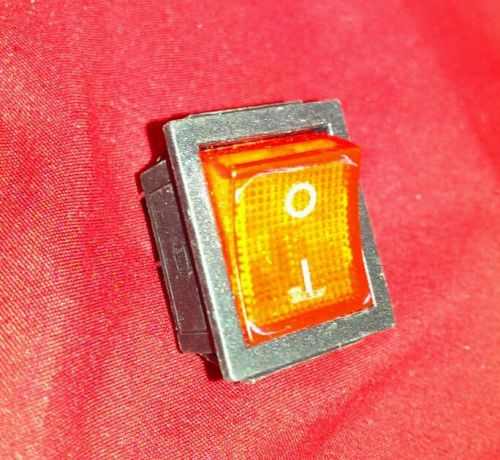 On/off red rocker switch