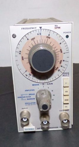 Tektronix AF501 Bandpass Filter Plug In. Semi Tested.