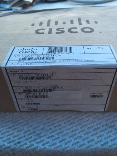 CISCO CP-CKEM-C= Unified IP Color Key Expansion Module - NEW FACTORY Open box