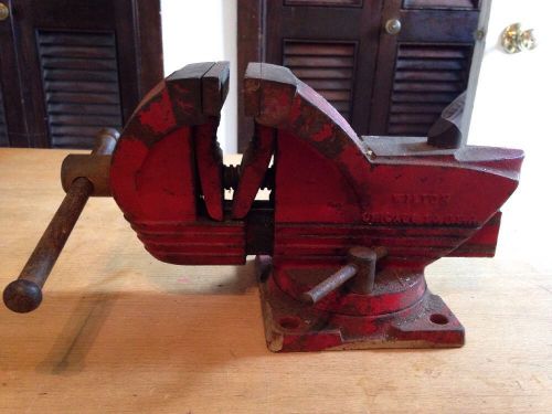 Vintage Wilton Shop King Swivel Bench Vise 3 1/2&#034; Jaws  Chicago 14 USA vice