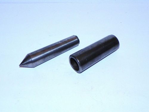 2 MT LATHE CENTER WITH 2MT TO 3 MT HEADSTOCK ADAPTER, REDUCER, MORSE TAPER