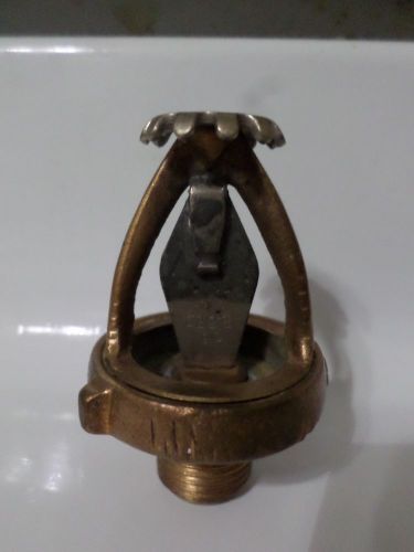 Vintage 1912 grinnell fire sprinkler patented 1890 brass antique for sale