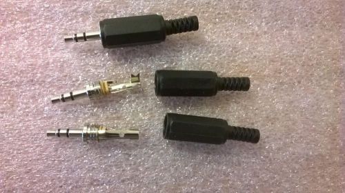 TD2   Lot of 125 pcs RSP-2004T-HT-NL 3.5mm Stereo Audio Jack w/ Screw-on Shroud