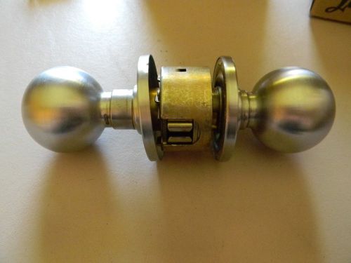 Schlage &#034;a&#034; series- a10s-  grade 2 passage set - satin chrome- orbit knob for sale