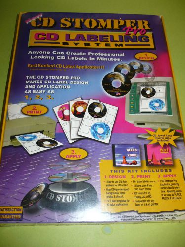 NEW STEAL SEALED CD STOMPER PRO CD-R LABELING SYSTEM