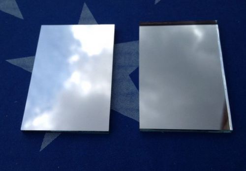 2x first surface mirror 1-9/16&#034; x 2-3/8&#034; aluminized 1/8&#034; glass fs fsm front for sale