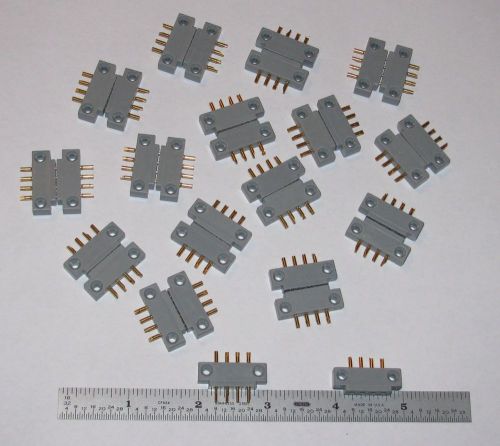 (16) Positronics GL Utility Connectors 4-conductor Low Profile New Surplus Stock