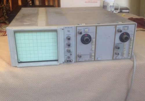 TEKTRONIX OSCILLOSCOPE D10 SINGLE BEAM W/ 2X 5A23N AMPLIFIER &amp; 5B13N TIME BASE