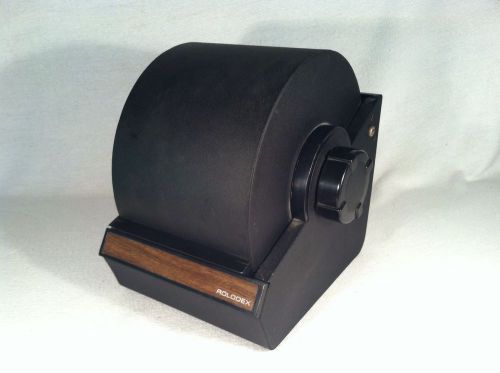 Vintage Rolodex Model 5350 With Index Cards