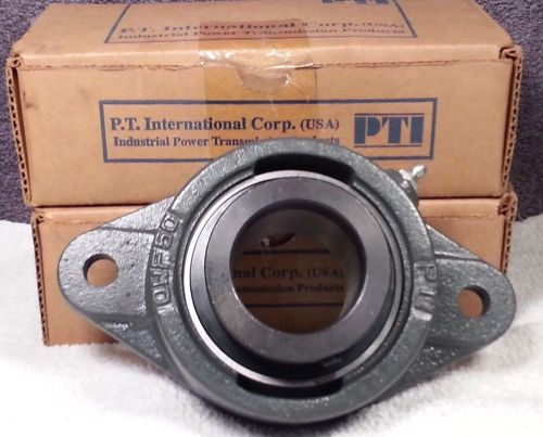 1 LOT 2 EACH 2-Bolt Flange Bearing PT Intl. OWF210-31A 1 15/16 Eccentric