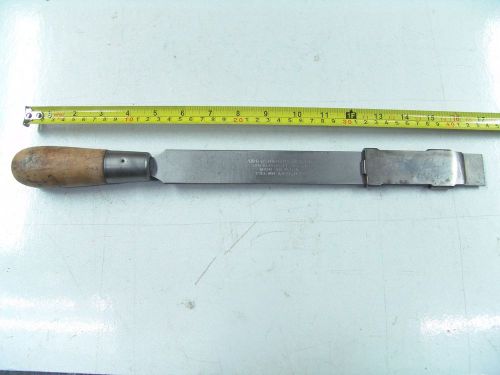 Vintage Flat Machinist Scraper ~ Anderson Brothers Mfg 1-1/4&#034;