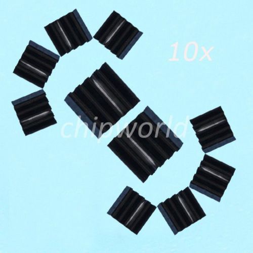 10PCS Heat Sink 8.5x8.5x5mm IC Heat Sink Aluminum 8.8*8.8*5MM Black Color new