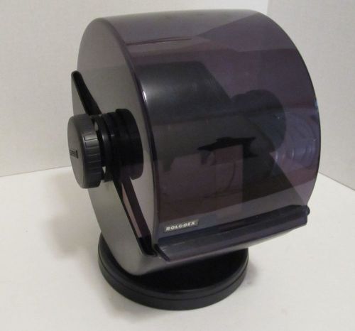 Large Executive ROLODEX Covered Rotating Base Card Holder  NSW35C