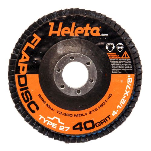 Flap Disc 4.5&#034; x 7/8&#034; -80 Grit (A/O-Type27)