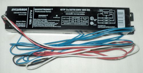 Sylvania Instant Start Electronic Fluorescent Ballast  QTP3X32T8/UNV-ISH-SC