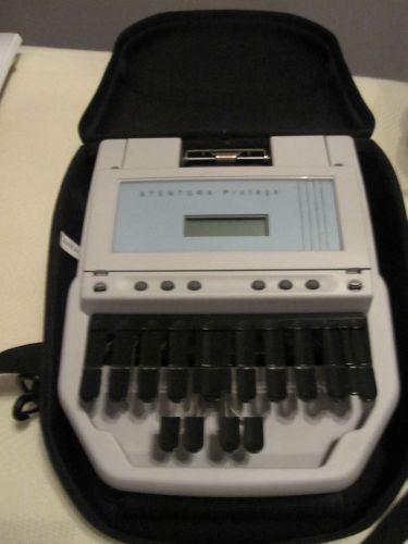 STENOGRAPH STENTURA PROTEGE W/ CASE CATALYST &amp; Moody Method BKS + Accessories