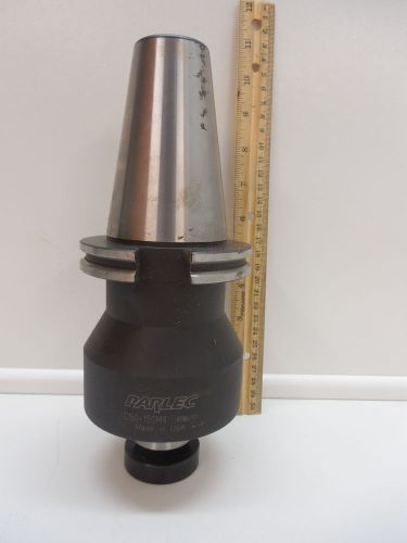 Parlec Cat 50  -15SM4 #4798427 Face / Shell mill adapter 1-1/2&#034; shank for cutter