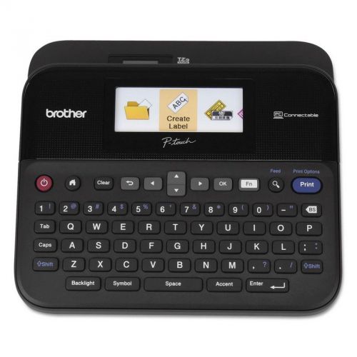 Brother ptd600 pt-d600 pc-connectable label maker with color display- black new for sale