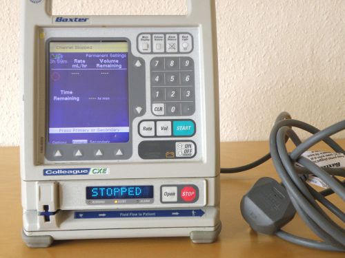 Baxter colleague cxe volumetric infusion pump for sale