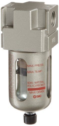 SMC Corporation SMC AF40-N03-Z Compressed Air Filter, Removes Particulate,