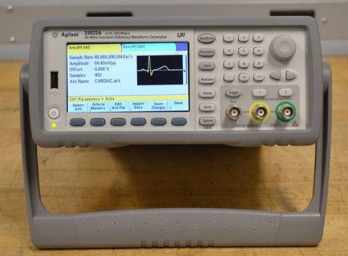 Agilent Keysight 33522A Dual Function/Arbitrary Waveform Generator 30Mhz GOOD