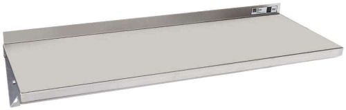 John Boos EWS8-1236 Stainless Steel Standard Wall Shelf, 36&#034; Length x 12&#034; Width,