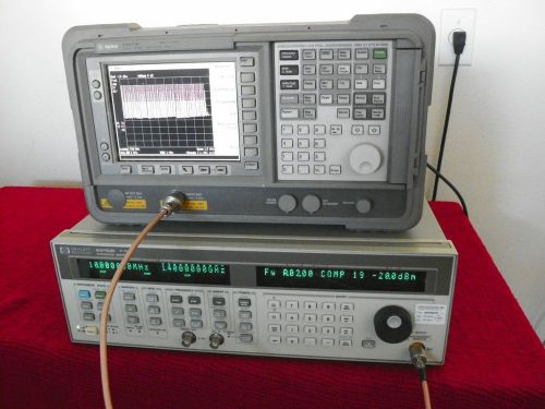 Agilent E4411B ESA-L Spectrum Analyzer 9kHz - 1.5GHz w/A4H,B72  NIST cal 4/16