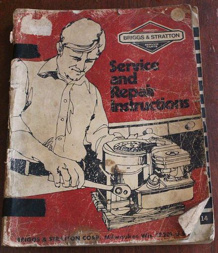 USED -- Briggs &amp; Stratton 270962 Service and Repair Instructions