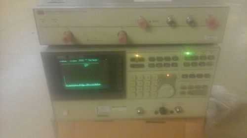 Agilent HP Keysight 3577B Network Analyzer 5Hz-200MHz W/ 35677A Test Set