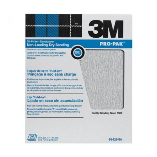 TRI-M-ITE FREE-CUT PAPER 100C 3M Silicone Carbide Sheet 99429NA 051144994298