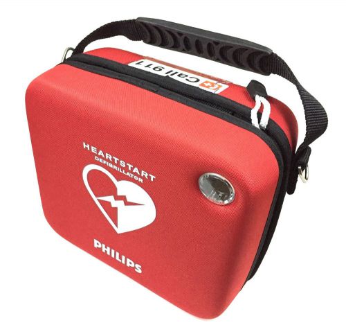 Philips new padded case for heart defibrillator case red case only for sale