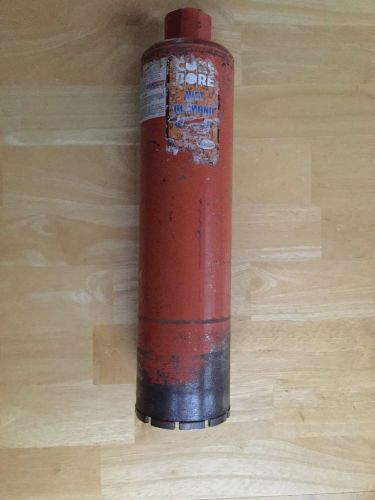 Core Bore Heavy Duty Wet Diamond Core Bit HOL BB975089, 4&#034; Diameter, 14&#034; Depth