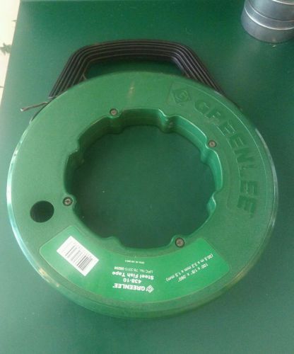 Greenlee 438-10 Steel Fish Tape w/ Case 1/8&#034; X 100&#039; 28256