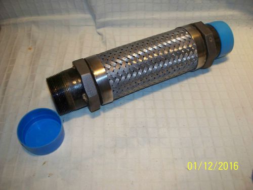 EXPLOSION PROOF FLEXIBLE CONDUIT CROUSE HINDS ? NO TAG 12&#034; LONG 2&#034; NPT MALE NOS