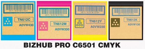 KONICA MINOLTA BIZHUB PRESS TONER SET TN612 CMYK OEM